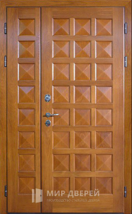 Двойная железная дверь №23 - фото вид снаружи
