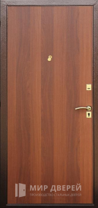 Дверь для дома с порошковой краской и ламинатом №63 - фото вид изнутри