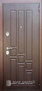 Готовая стальная дверь №18 - фото вид снаружи