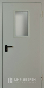 Однопольная входная дверь со стеклопакетом №2 - фото №1