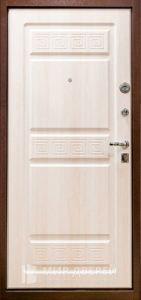 Дверь металлическая с МДФ панелью и дермантином №15 - фото вид изнутри