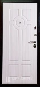 Дверь входная МДФ белая №357 - фото вид изнутри