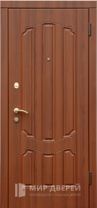 Входная дверь из МДФ для частного дома №215 - фото №1