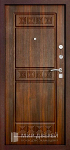 Зимняя стальная дверь в дом №3 - фото вид изнутри