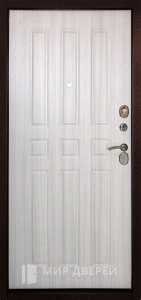 Дверь МДФ ПВХ входная готовая №17 - фото вид изнутри