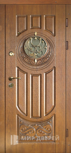 Дверь входная металлическая в коттедж №369 - фото №1