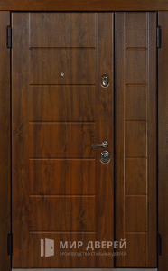 Дверь железная двухстворчатая №11 - фото вид изнутри