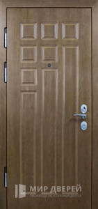 Входная дверь с декоративной МДФ панелью №101 - фото вид изнутри