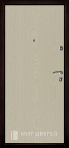 Металлическая дверь порошок МДФ в квартиру №50 - фото вид изнутри