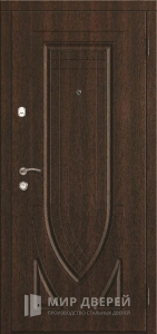 Металлическая дверь с 3 контурами уплотнения №12 - фото вид снаружи