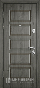 Входная дверь серого цвета №15 - фото вид изнутри