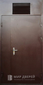 Металлическая дверь в котельную №25 - фото вид снаружи