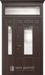 Большая металлическая дверь №7 - фото вид снаружи