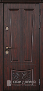 Недорогая железная дверь на заказ №4 - фото вид снаружи