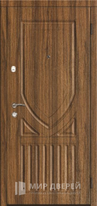 Металлическая дверь с МДФ отделкой №322 - фото вид снаружи