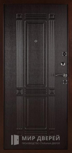 Входная дверь с МДФ накладкой на дачу №73 - фото вид изнутри