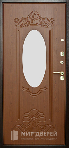 Дверь входная металлическая утепленная для квартиры шумоизоляционная №21 - фото вид изнутри
