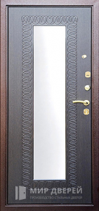 Стальная дверь с зеркалом №53 - фото вид изнутри