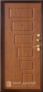 Дверь железная с порошковым напылением с молдингами и МДФ №53 - фото №2
